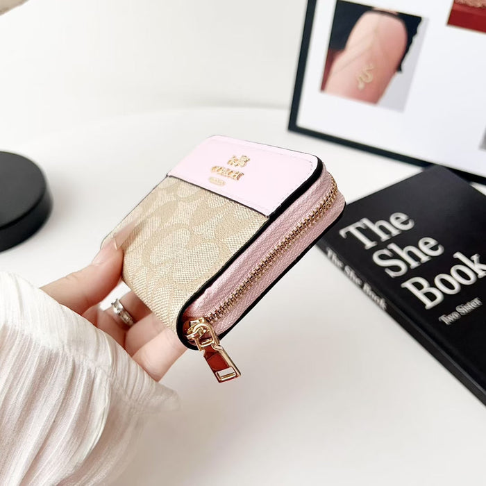Designer Wallet Zipper Card Holder