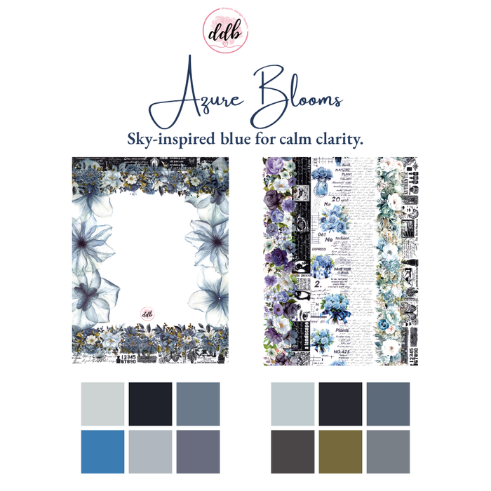 Discbound Foldout Today Inserts | Azure Blooms