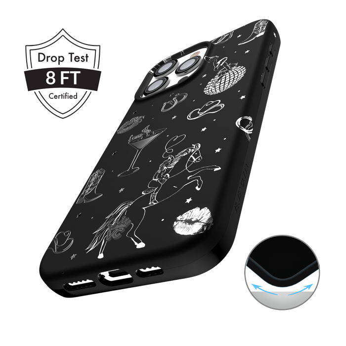 Disco Cowgirl iPhone Case – Trendy Protective Phone Cover