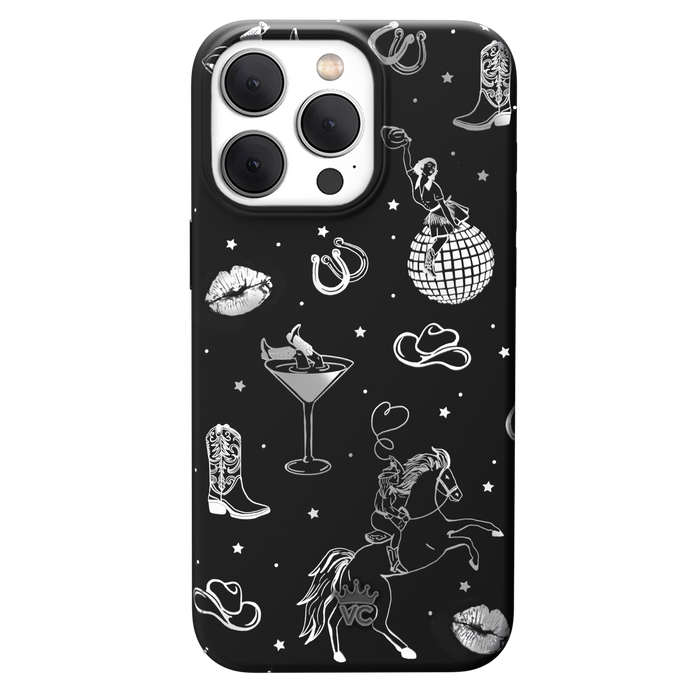 Disco Cowgirl iPhone Case – Trendy Protective Phone Cover