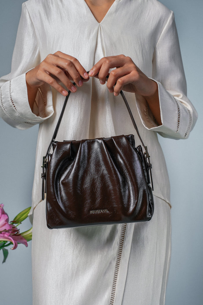 Donna Top Handle Bag  (Espresso)