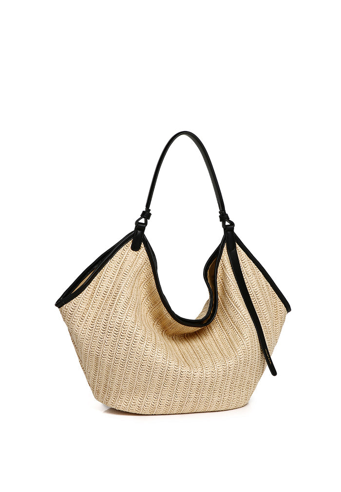 Eden Sculpted Hobo Bag (Caramel)