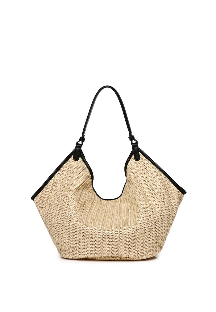 Eden Sculpted Hobo Bag (Caramel)