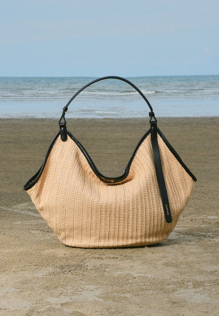 Eden Sculpted Hobo Bag (Caramel)