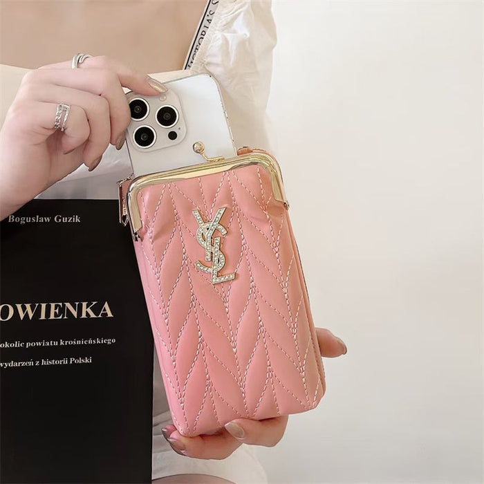 Elegant genuine leather crossbody bag