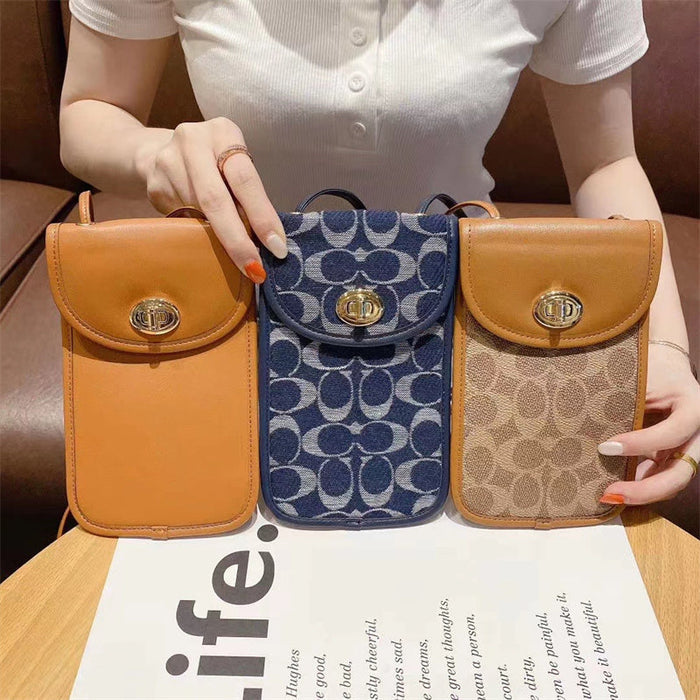 Elegant genuine leather crossbody bag