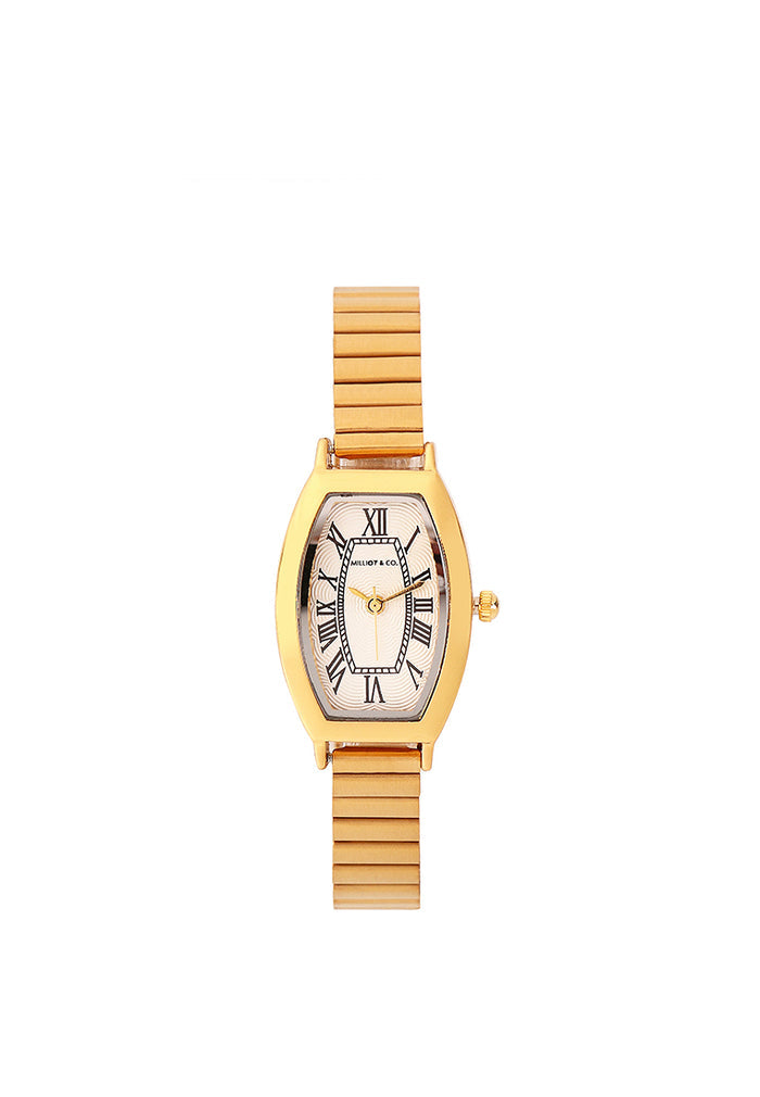 Emily Stainless Steel Analogue Watch (Gold)