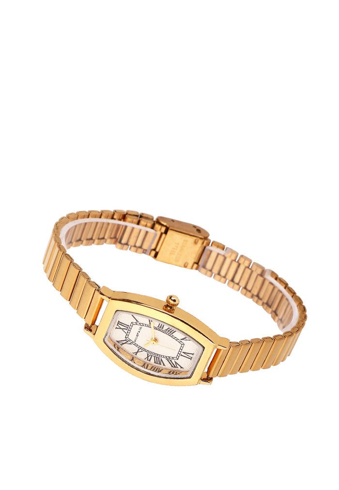 Emily Stainless Steel Analogue Watch (Gold)