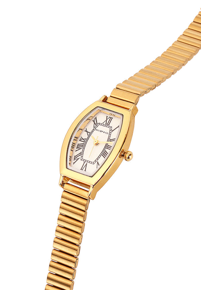 Emily Stainless Steel Analogue Watch (Gold)