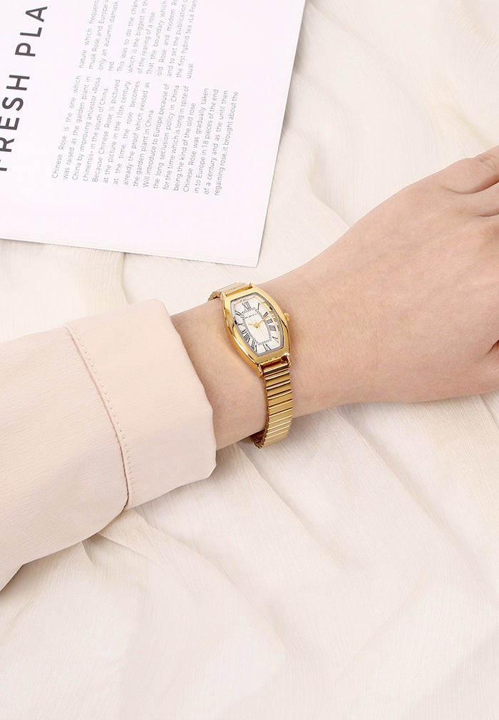 Emily Stainless Steel Analogue Watch (Gold)
