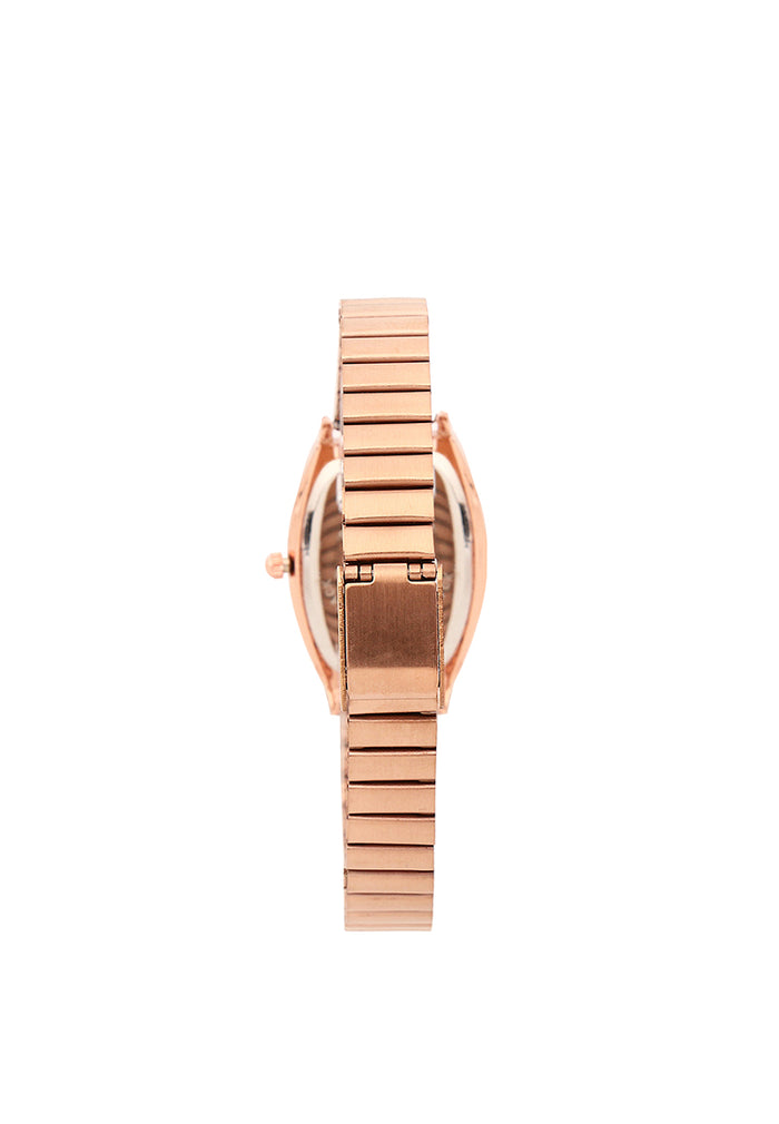 Emily Stainless Steel Analogue Watch (Rose Gold)
