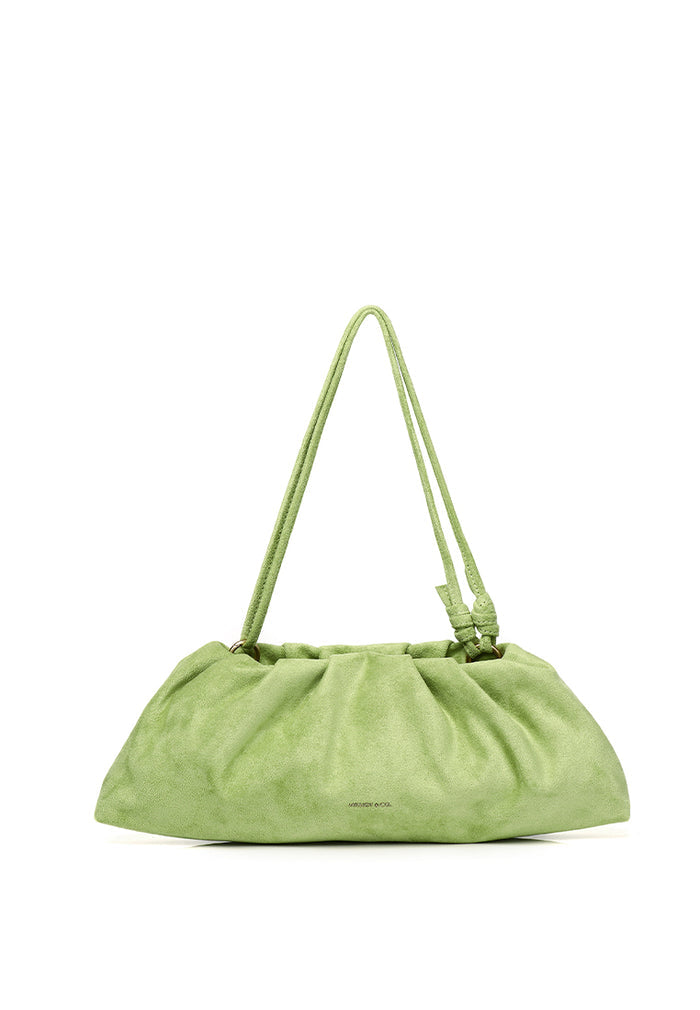 Esme Soft Pleat Shoulder Bag (Green)