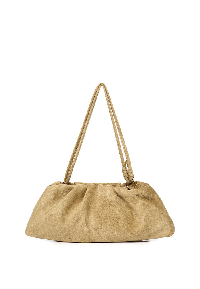 Esme Soft Pleat Shoulder Bag (Khaki)