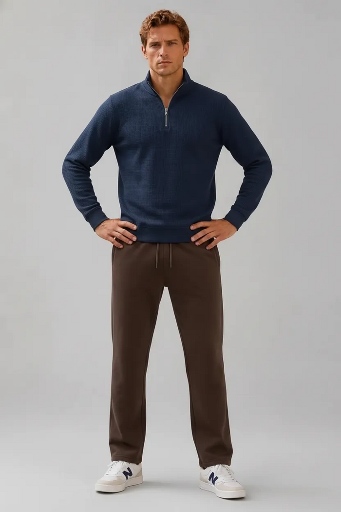 Espresso Men’s Regular Fit Lower | Brushed Cotton Fleece