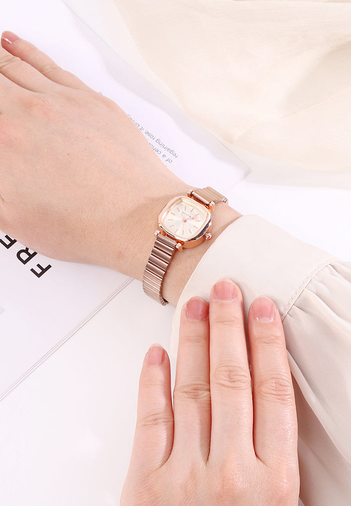 Farah Analogue Watch (Rose Gold)