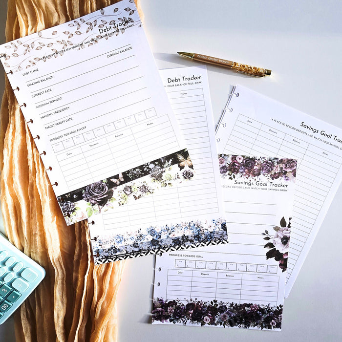 Financial Goals Inserts | Signature Designs