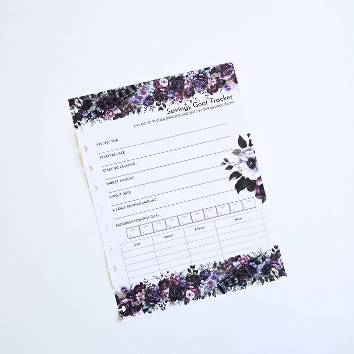 Financial Goals Inserts | Whisper Dreams