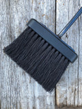 Fireplace Broom Brush Ash Tool - Hand Forged Iron - Brush - Handmade In USA