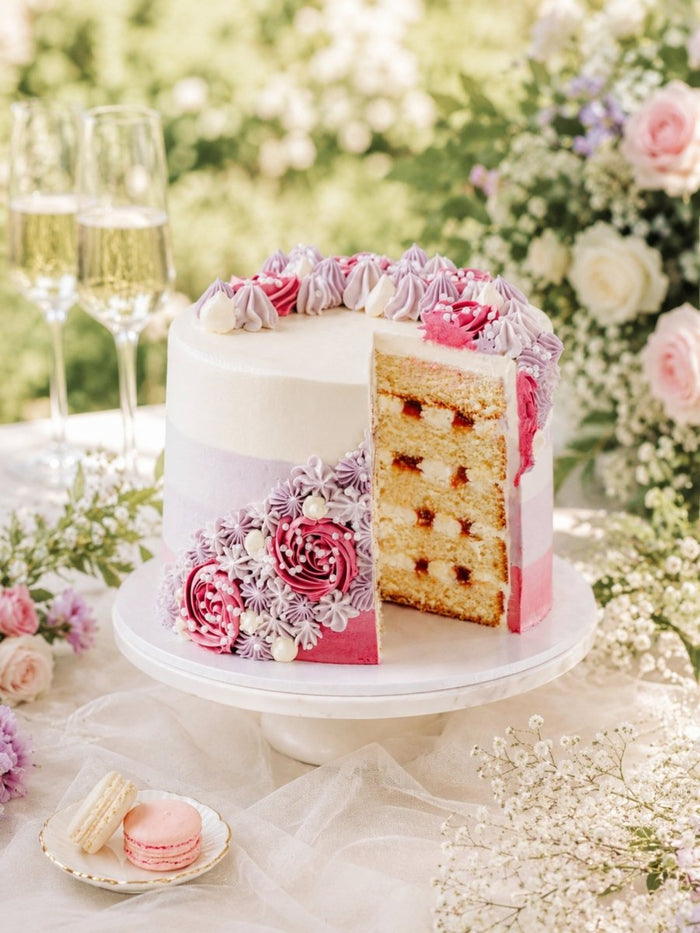Floral Waterfall Cake - Patisserie Valerie