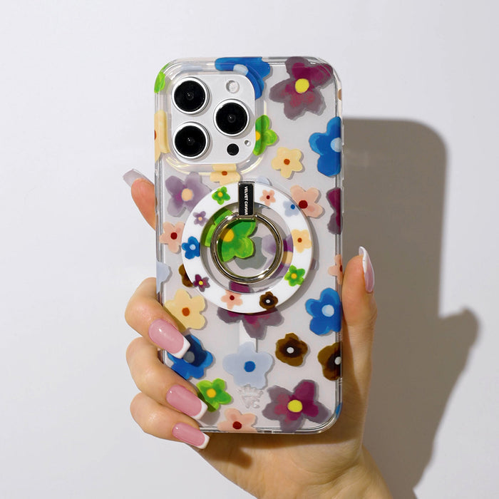 Flower Power MagSafe Grip Ring – Magnetic Phone Ring Holder