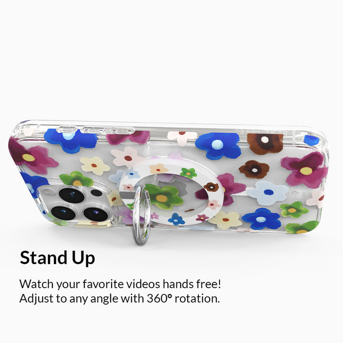 Flower Power MagSafe Grip Ring – Magnetic Phone Ring Holder