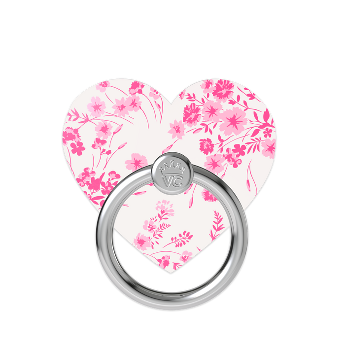 French Rose Floral Phone Ring – Grip Holder & Stand