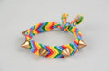 Friendship bracelet made of muline yarns