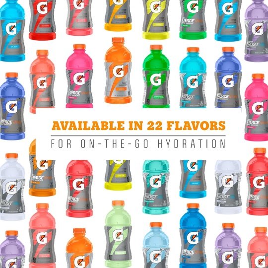 Gatorade Thirst Quencher Variety Pack Sports Drink, 12 fl oz, 18 Pack Bottles