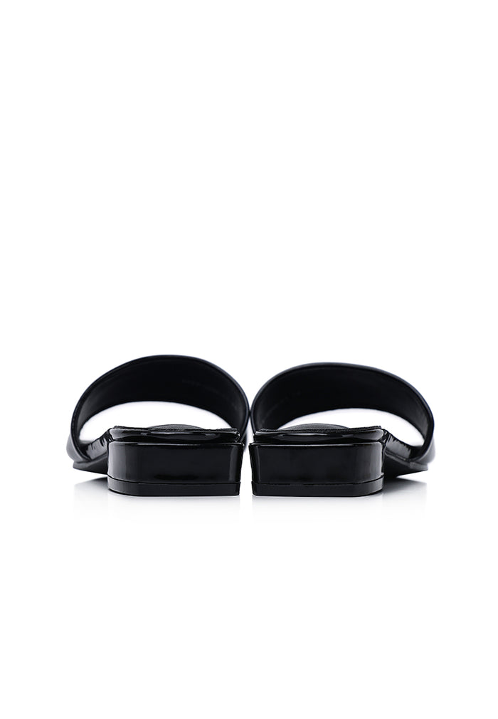 Gianna Slip Ons Sandals (Black)
