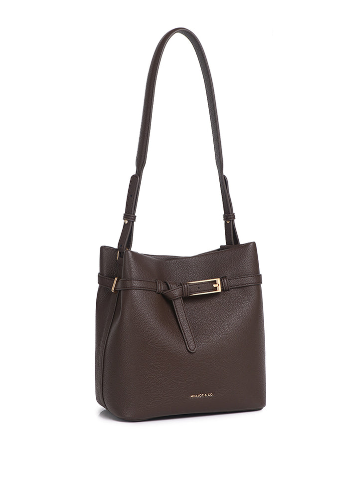 Giselle Bucket Bag (Espresso)