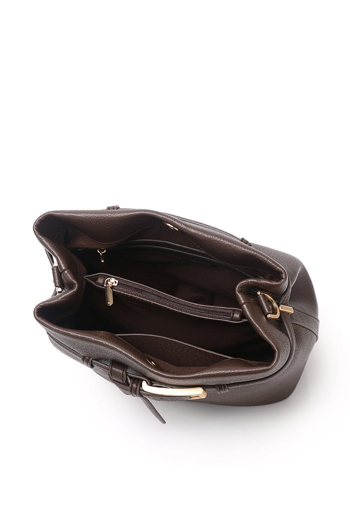 Giselle Bucket Bag (Espresso)