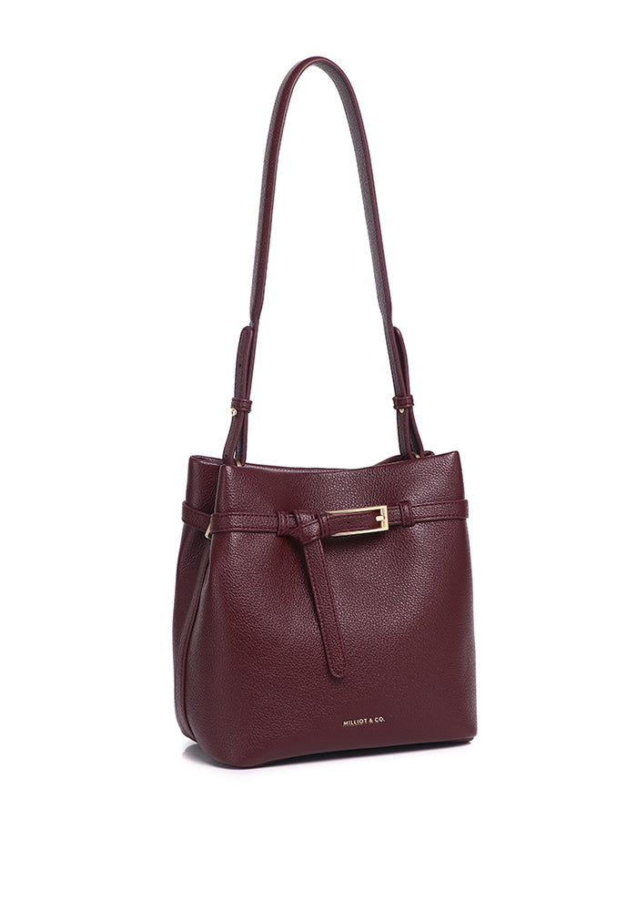 Giselle Bucket Bag (Maroon)