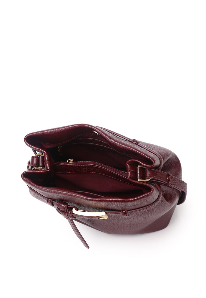 Giselle Bucket Bag (Maroon)