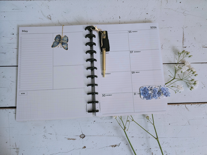 Gold Bookmark | Azure Blooms