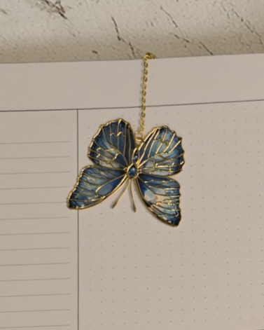 Gold Bookmark | Azure Blooms