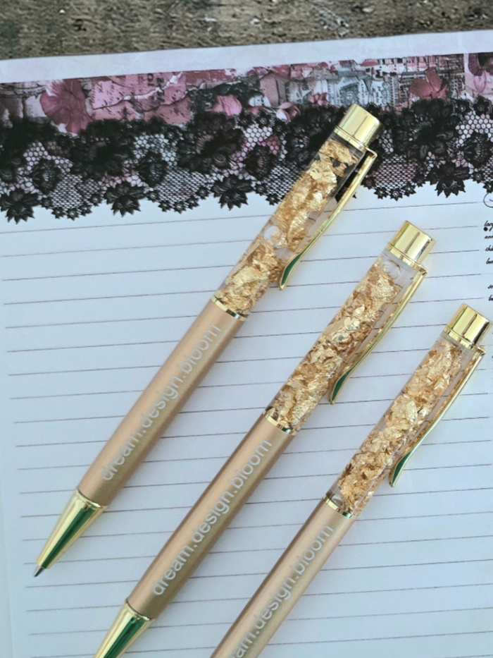 Gold Crystal Pen