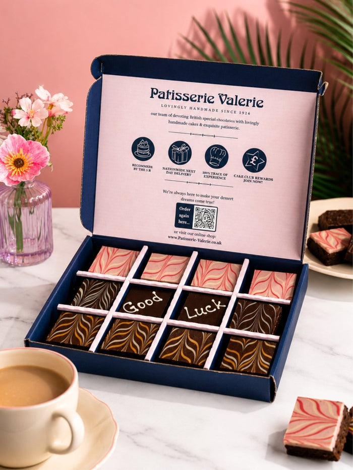 Good Luck Chocolate Brownies - Patisserie Valerie