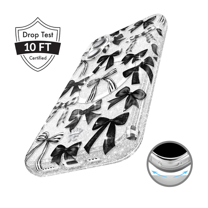 Gothic Bows iPhone Case – Trendy Protective Phone Cover