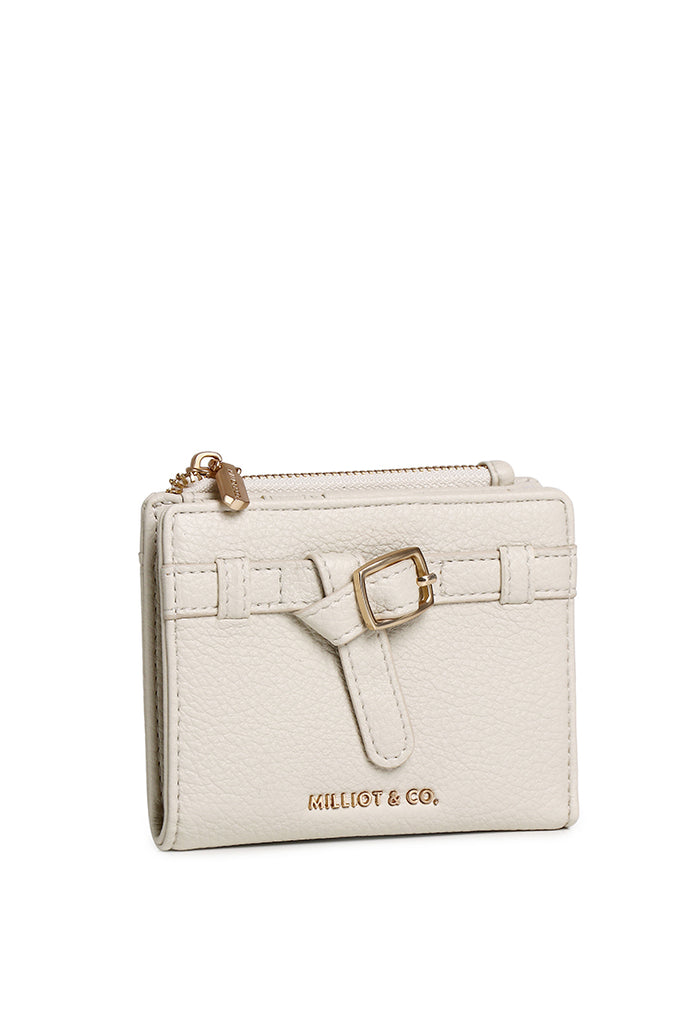 Grace Bifold Short Wallet (Cornsilk)