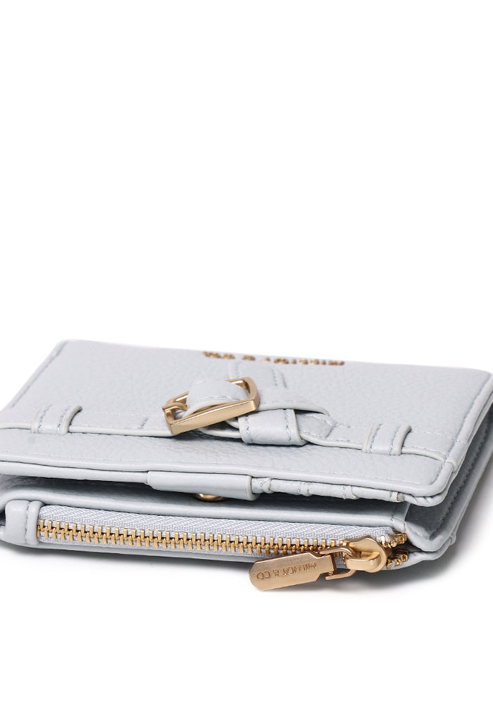Grace Bifold Short Wallet (Light Blue)