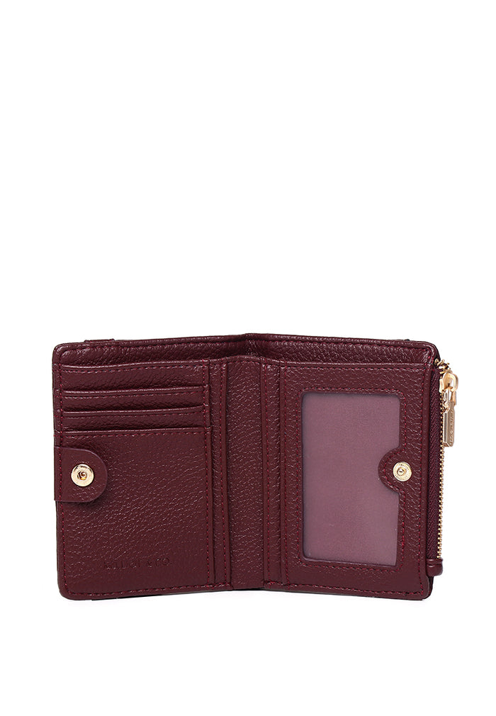 Grace Bifold Short Wallet (Maroon)