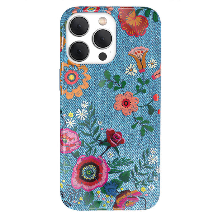 Groovy Floral iPhone Case – Luxury Aesthetic Phone Cover
