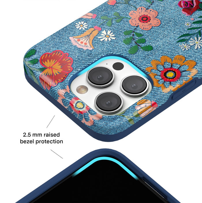 Groovy Floral iPhone Case – Luxury Aesthetic Phone Cover