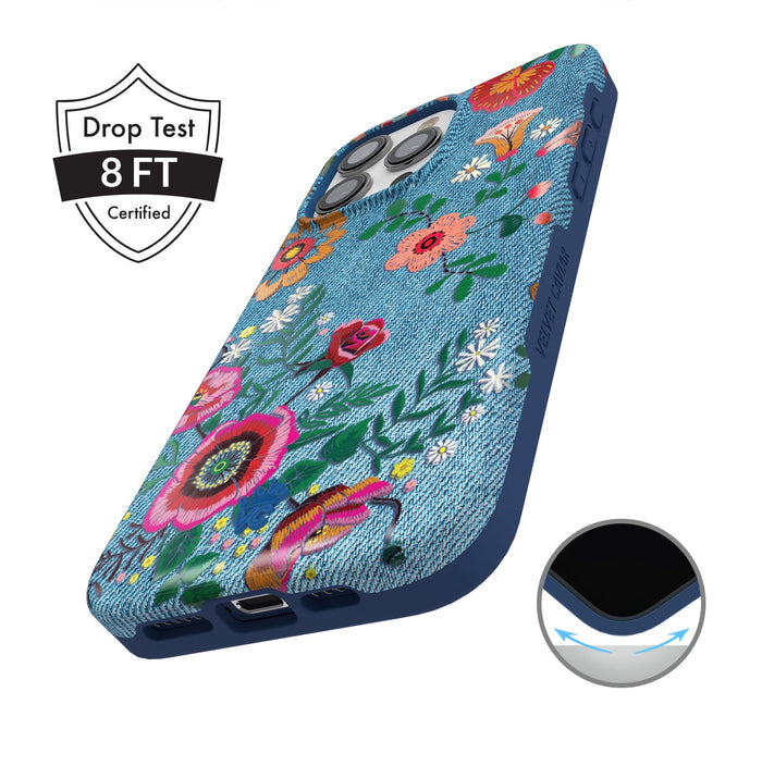 Groovy Floral iPhone Case – Luxury Aesthetic Phone Cover
