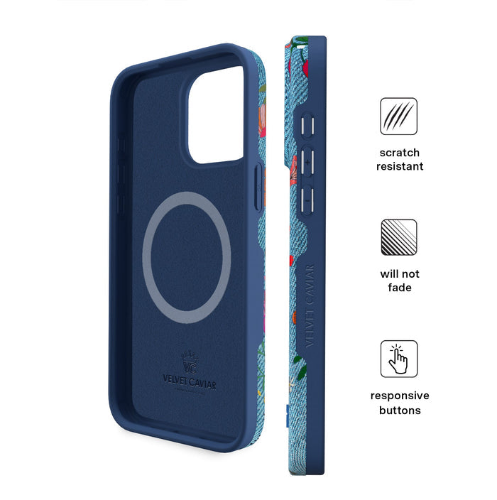 Groovy Floral iPhone Case – Luxury Aesthetic Phone Cover