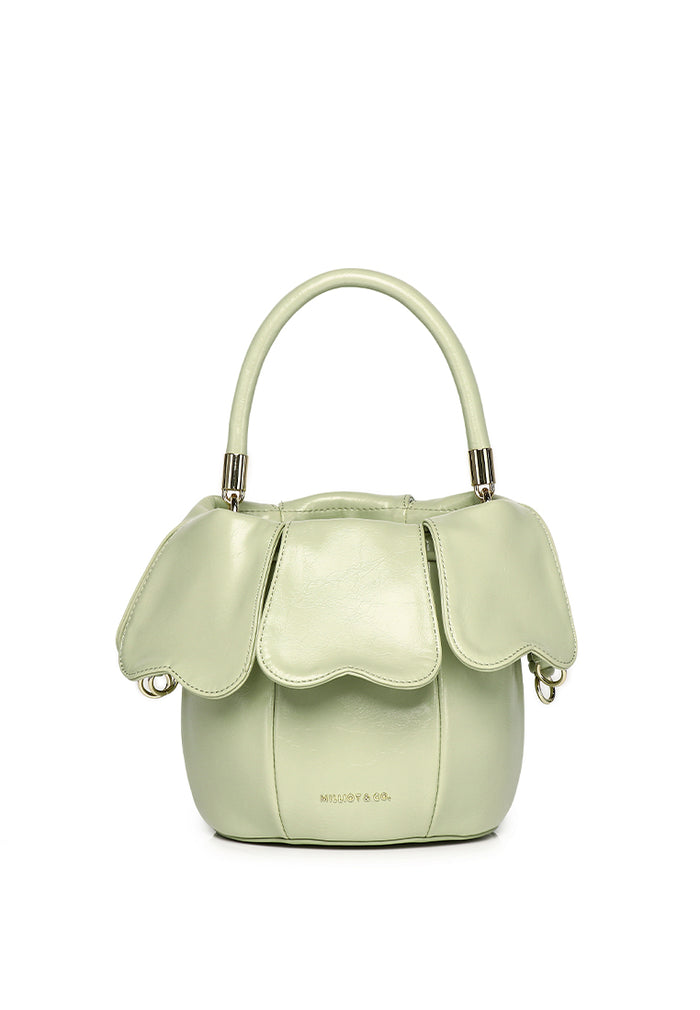 Hana Blossom Bucket Bag (Light Green)