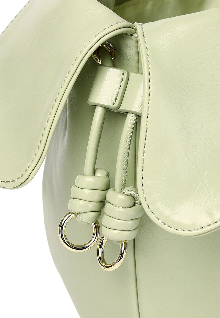 Hana Blossom Bucket Bag (Light Green)
