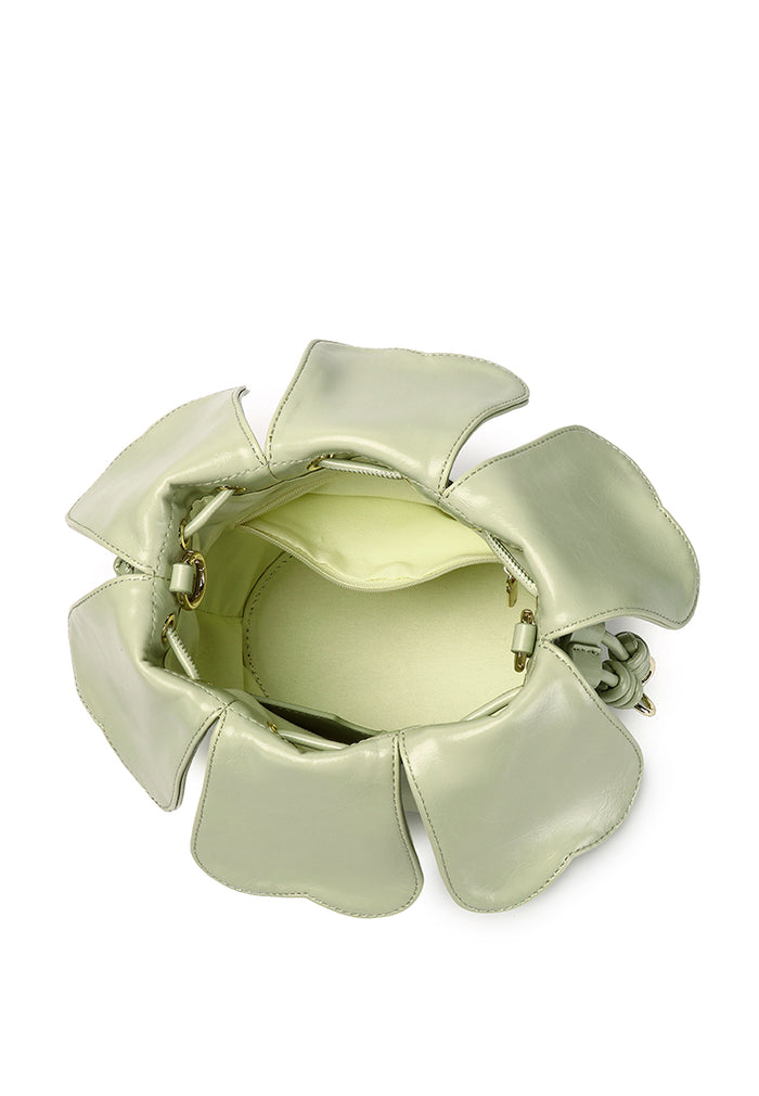 Hana Blossom Bucket Bag (Light Green)