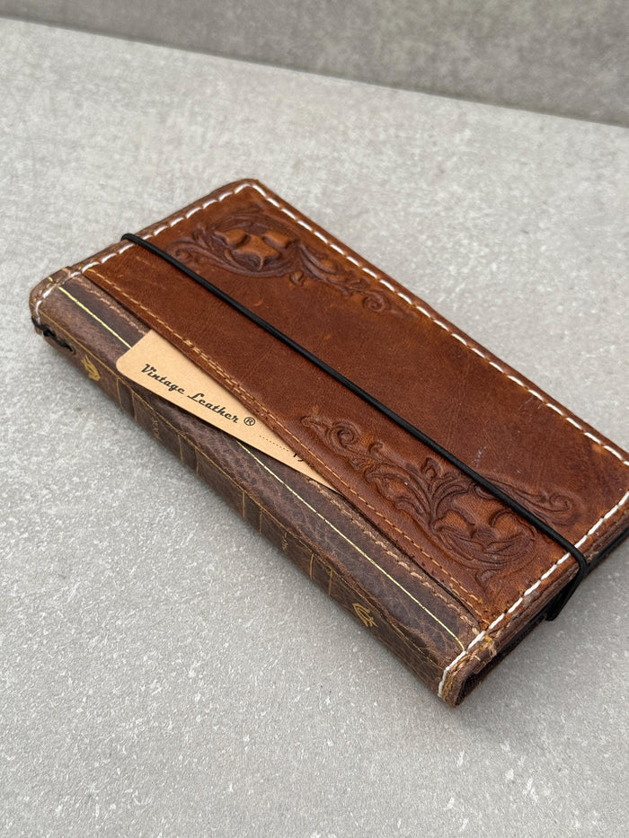 Handmade Leather Book Wallet Case for Oppo Find N3 N5
