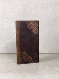 Handmade Leather Wallet: Book Style Credit Card Cover